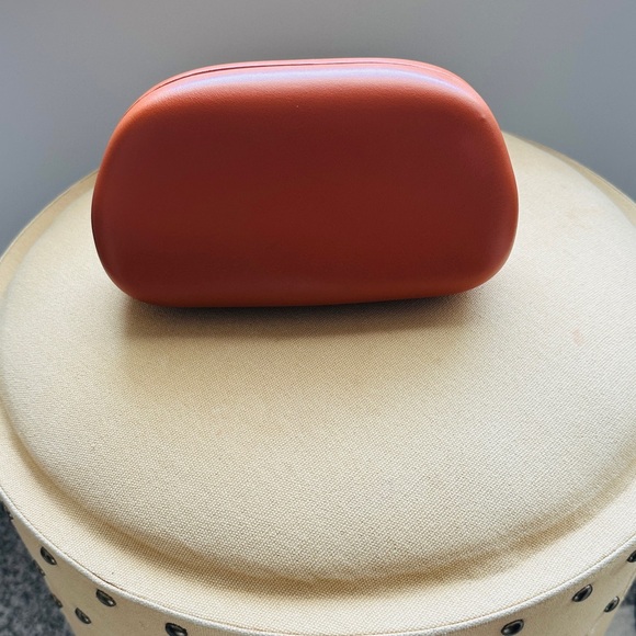 Zara Brown Clutch with Gold Accent - Picture 4 of 4